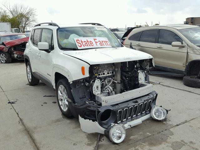 ZACCJABTXGPC45187 - 2016 JEEP RENEGADE L WHITE photo 1