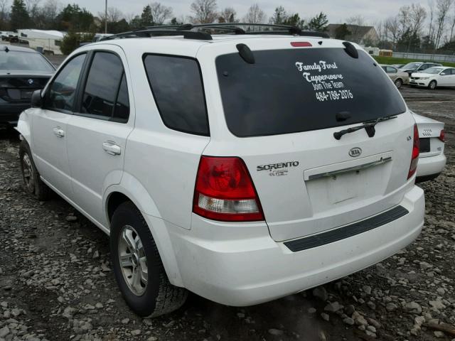 KNDJD733055466741 - 2005 KIA SORENTO EX WHITE photo 3