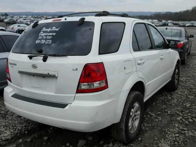 KNDJD733055466741 - 2005 KIA SORENTO EX WHITE photo 4