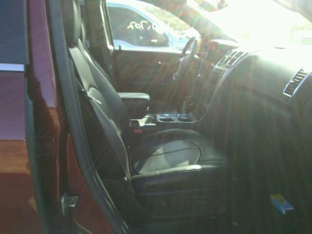 1GKEV33768J274718 - 2008 GMC ACADIA SLT წითელი ფოტო 5