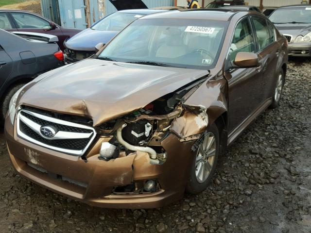 4S3BMBG66B3262528 - 2011 SUBARU LEGACY 2.5 BROWN photo 2