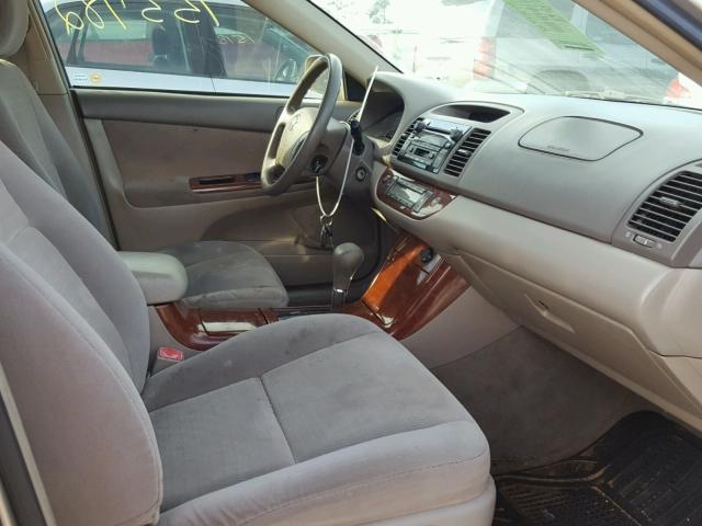 4T1BE30K56U729587 - 2006 TOYOTA CAMRY LE ოქროსფერი ფოტო 5