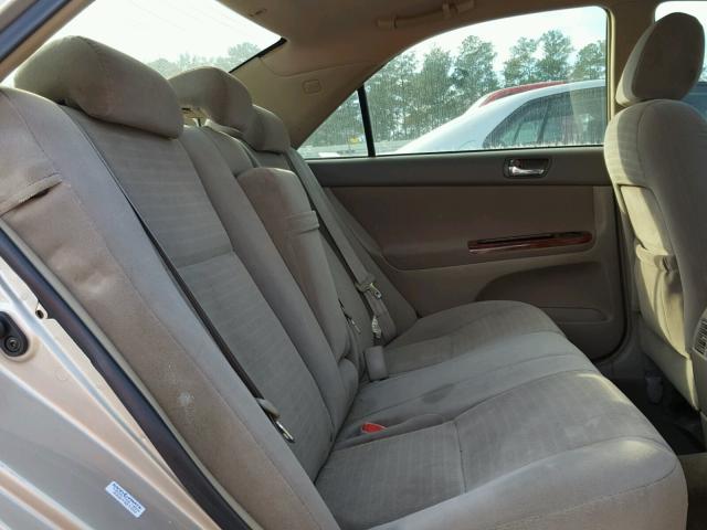 4T1BE30K56U729587 - 2006 TOYOTA CAMRY LE ოქროსფერი ფოტო 6