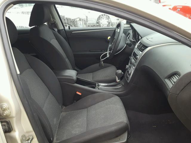 1G1ZC5E08CF246583 - 2012 CHEVROLET MALIBU 1LT GOLD photo 5