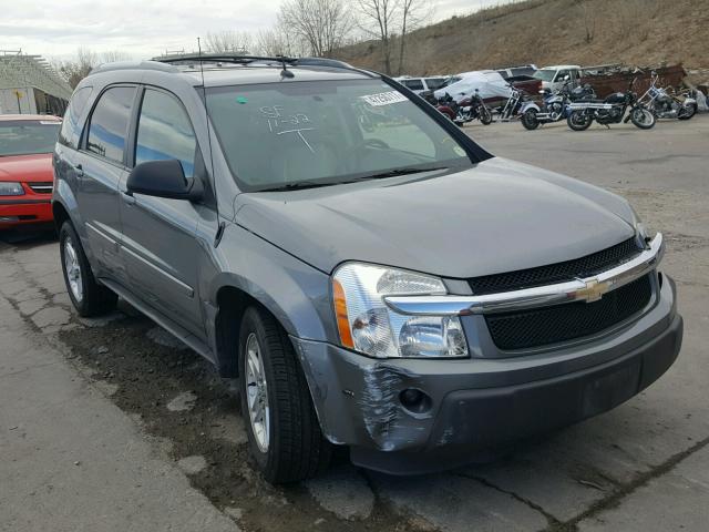 2CNDL73F256017443 - 2005 CHEVROLET EQUINOX LT GRAY photo 1