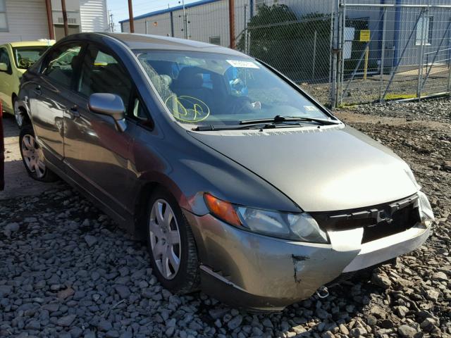 2HGFA16598H325531 - 2008 HONDA CIVIC LX GRAY photo 1