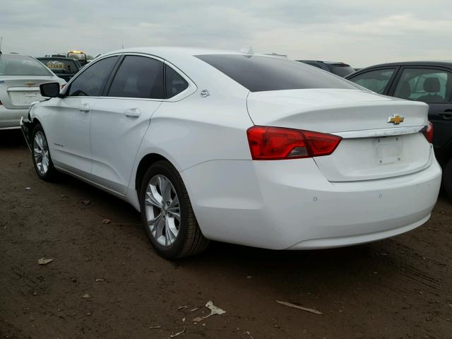 2G1115SL9E9110038 - 2014 CHEVROLET IMPALA LT WHITE photo 3