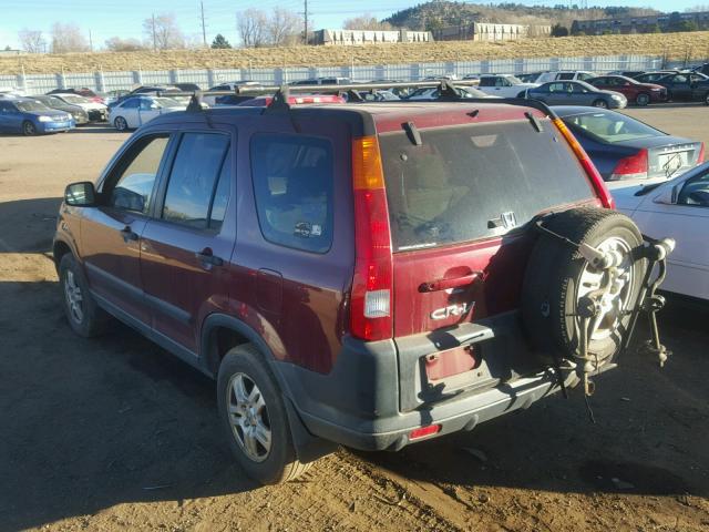 JHLRD78893C023622 - 2003 HONDA CR-V EX RED photo 3