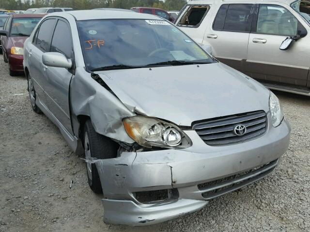 1NXBR32E84Z248130 - 2004 TOYOTA COROLLA CE SILVER photo 1