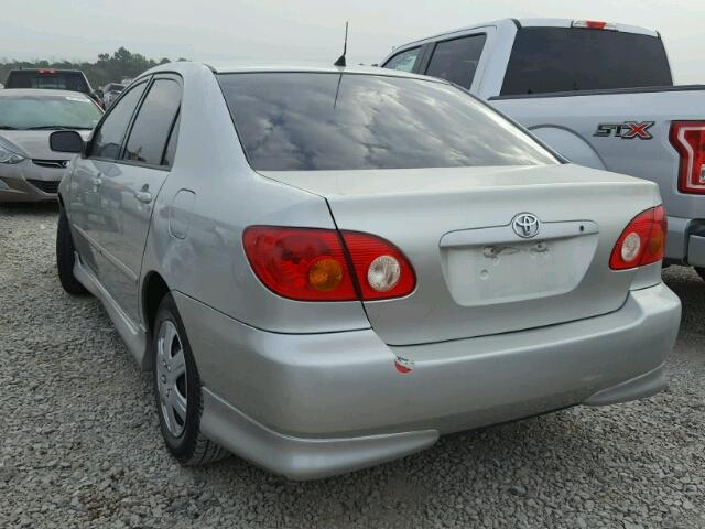 1NXBR32E84Z248130 - 2004 TOYOTA COROLLA CE SILVER photo 3