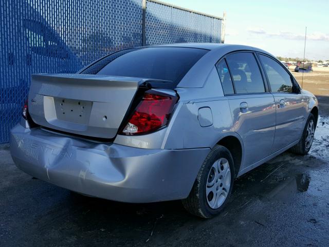 1G8AJ52F83Z126309 - 2003 SATURN ION LEVEL SILVER photo 4