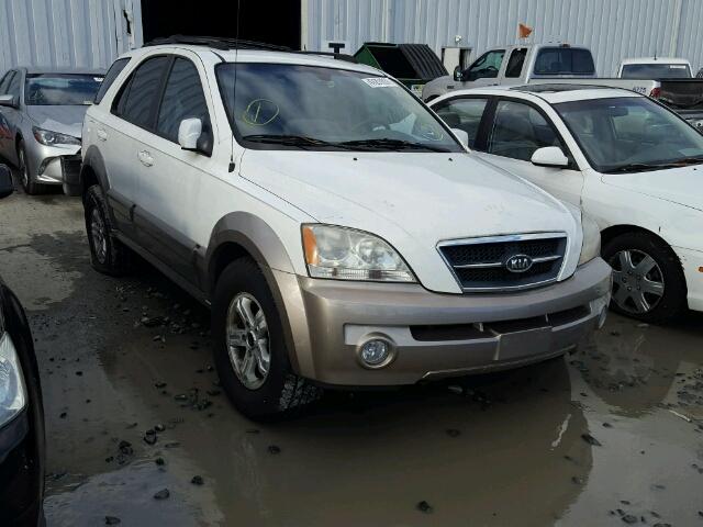 KNDJC733845320394 - 2004 KIA SORENTO EX WHITE photo 1