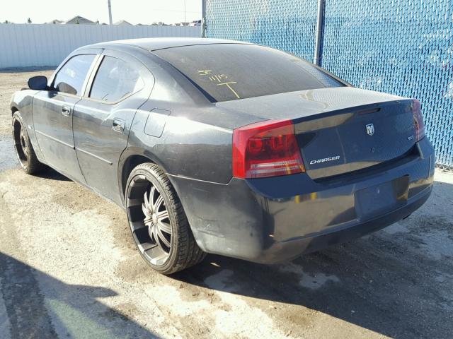 2B3KA43GX6H444837 - 2006 DODGE CHARGER SE BLACK photo 3