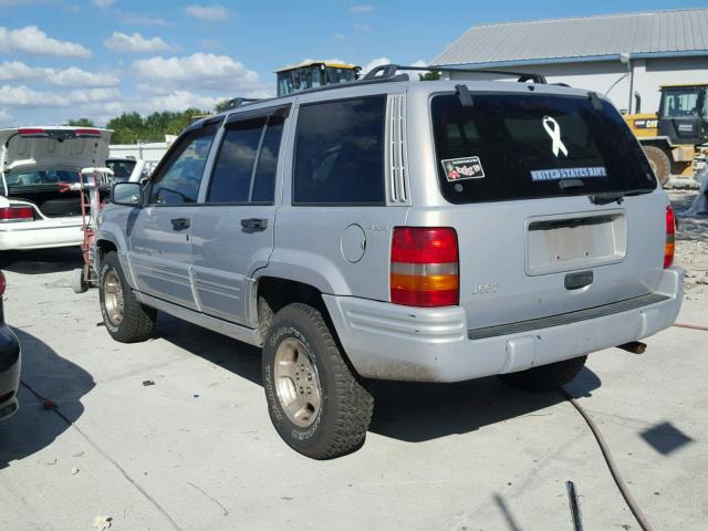 1J4GZ48S6WC274340 - 1998 JEEP GRAND CHER GRAY photo 3