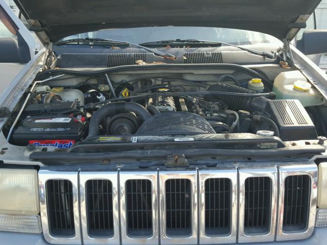 1J4GZ48S6WC274340 - 1998 JEEP GRAND CHER GRAY photo 7