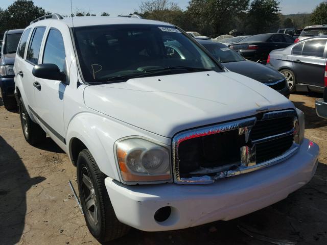 1D4HB48N26F135879 - 2006 DODGE DURANGO SL WHITE photo 1