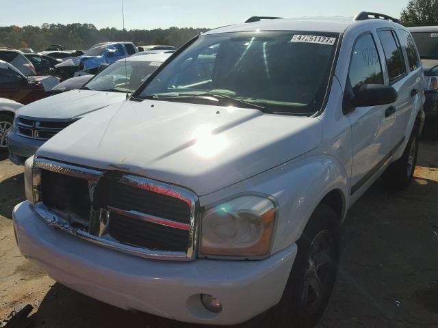 1D4HB48N26F135879 - 2006 DODGE DURANGO SL WHITE photo 2