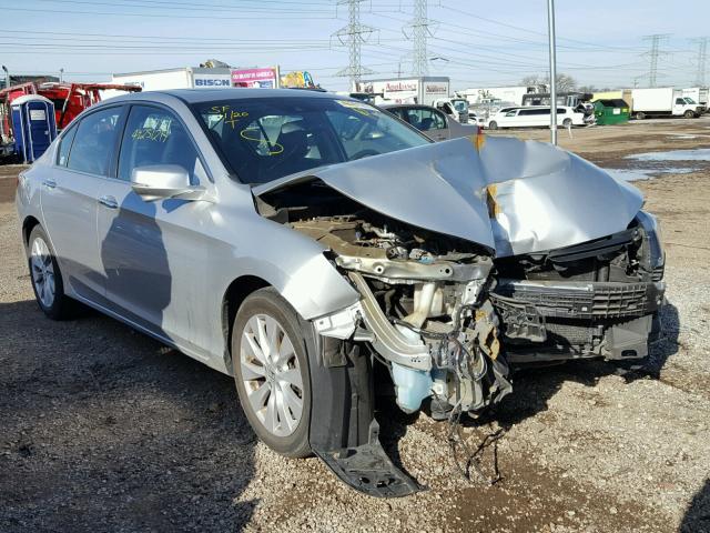 1HGCR2F88EA015893 - 2014 HONDA ACCORD EXL SILVER photo 1