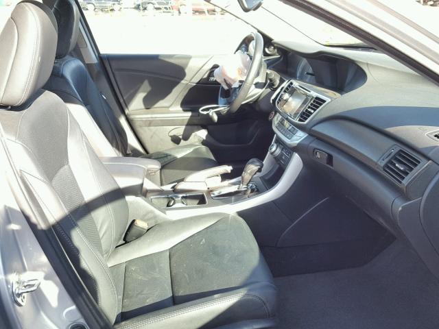 1HGCR2F88EA015893 - 2014 HONDA ACCORD EXL SILVER photo 5