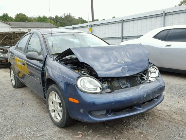 1P3ES46C0YD870408 - 2000 PLYMOUTH NEON BASE 蓝色 照片 1