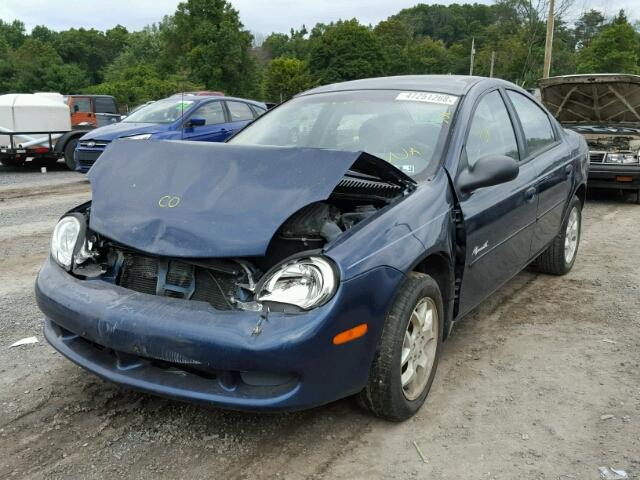 1P3ES46C0YD870408 - 2000 PLYMOUTH NEON BASE 蓝色 照片 2