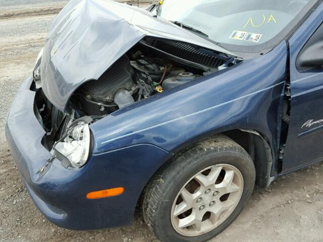 1P3ES46C0YD870408 - 2000 PLYMOUTH NEON BASE 蓝色 照片 9