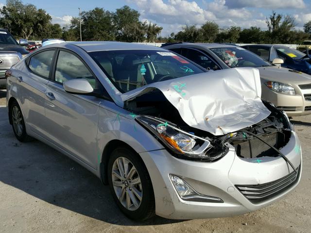 KMHDH4AE5FU379330 - 2015 HYUNDAI ELANTRA SE SILVER photo 1