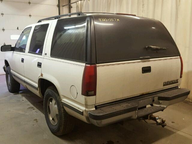 1GNEK13RXVJ382174 - 1997 CHEVROLET TAHOE K150 WHITE photo 3