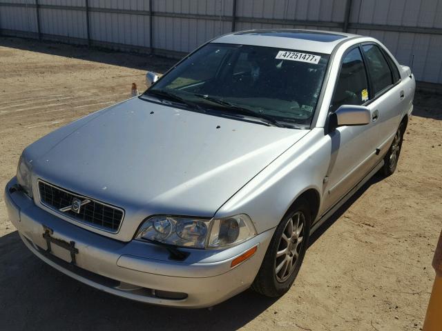 YV1VS29513F939762 - 2003 VOLVO S40 1.9T SILVER photo 2