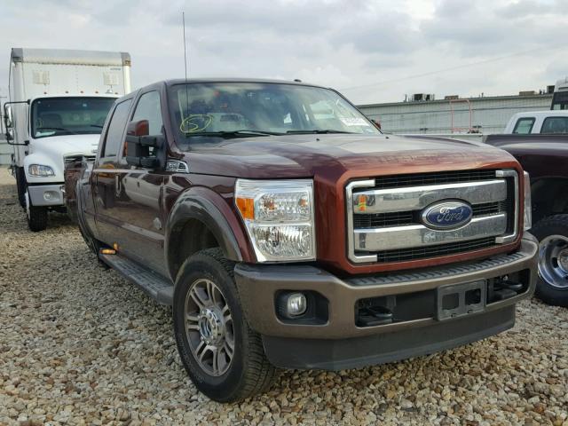 1FT8W3BT1GEC96766 - 2016 FORD F350 SUPER MAROON photo 1