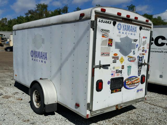 4X4TSE6142N024239 - 2002 CARGO TRAILER WHITE photo 3