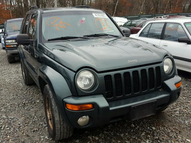 1J4GL58K73W617139 - 2003 JEEP LIBERTY LI GREEN photo 1