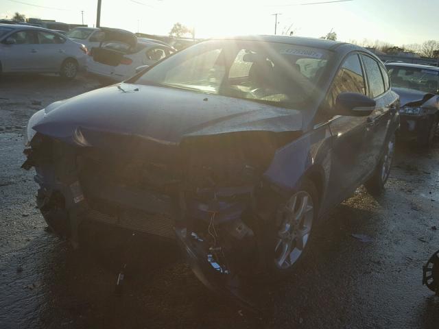 1FADP3N24EL410949 - 2014 FORD FOCUS TITA BLUE photo 2