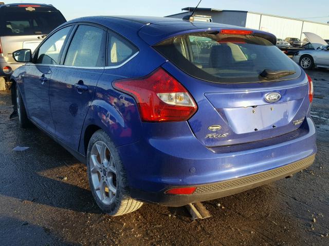 1FADP3N24EL410949 - 2014 FORD FOCUS TITA BLUE photo 3