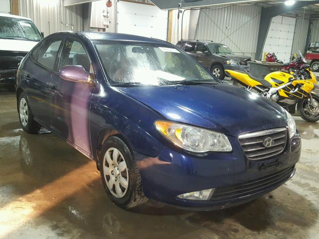 KMHDU46DX8U381248 - 2008 HYUNDAI ELANTRA GL BLUE photo 1