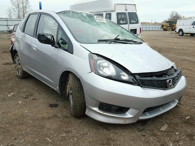 JHMGE8H56DC016902 - 2013 HONDA FIT SPORT SILVER photo 1