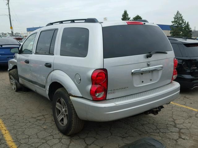 1D4HB48N16F163866 - 2006 DODGE DURANGO SL SILVER photo 3