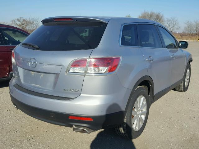 JM3TB38V680146916 - 2008 MAZDA CX-9 SILVER photo 4