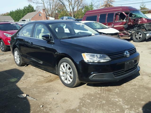 3VWDP7AJ4DM266408 - 2013 VOLKSWAGEN JETTA SE BLACK photo 1