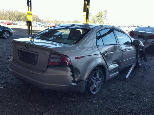 19UUA66297A030937 - 2007 ACURA TL GOLD photo 4