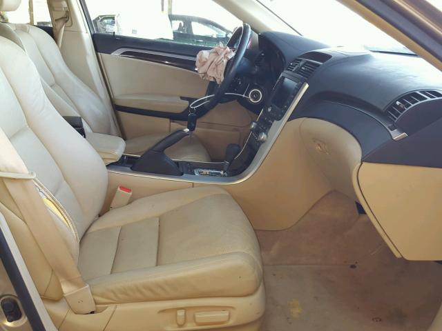 19UUA66297A030937 - 2007 ACURA TL GOLD photo 5