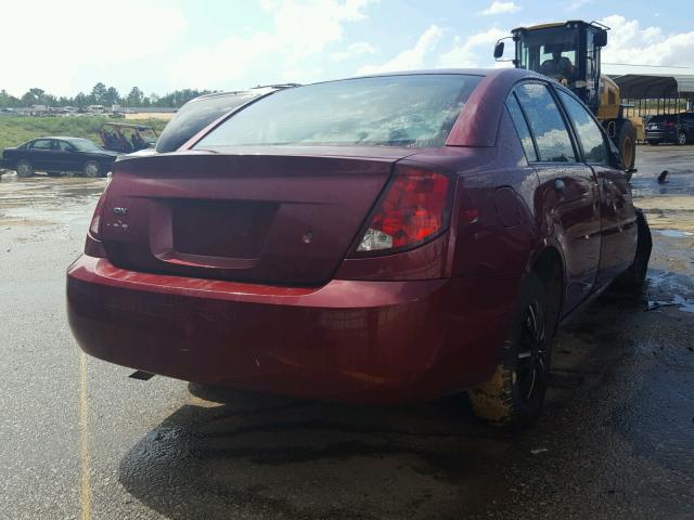 1G8AG52F15Z148881 - 2005 SATURN ION LEVEL MAROON photo 4