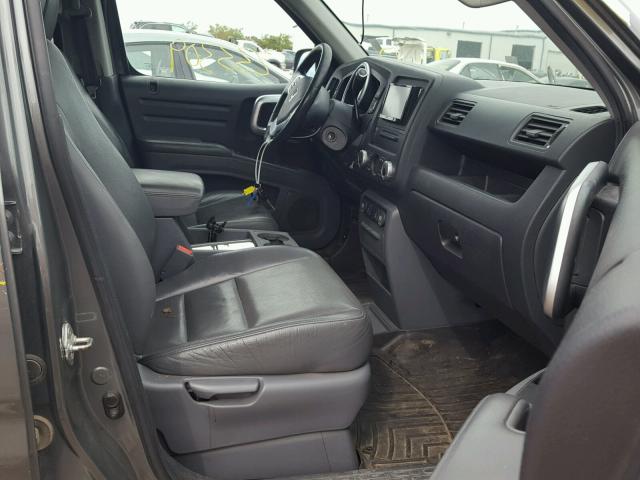 2HJYK16578H534699 - 2008 HONDA RIDGELINE GRAY photo 5