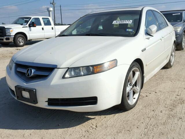 19UUA66255A065973 - 2005 ACURA TL WHITE photo 2