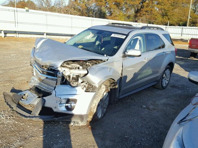 2CNFLNE53B6257792 - 2011 CHEVROLET EQUINOX LT SILVER photo 2