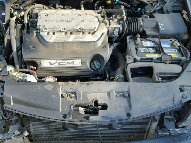 1HGCP36868A086090 - 2008 HONDA ACCORD EXL BLACK photo 7