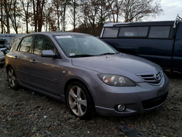 JM1BK343151338758 - 2005 MAZDA 3 HATCHBAC GRAY photo 1