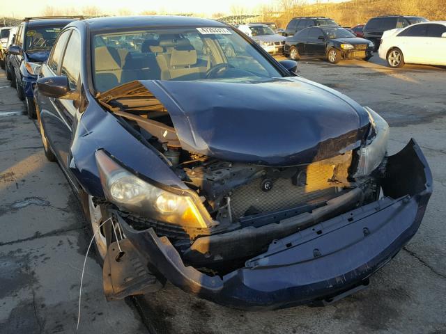 1HGCP26398A001371 - 2008 HONDA ACCORD BLUE photo 1