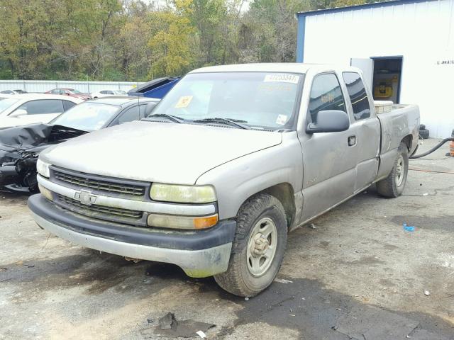 2GCEC19W411158468 - 2001 CHEVROLET SILVERADO SILVER photo 2