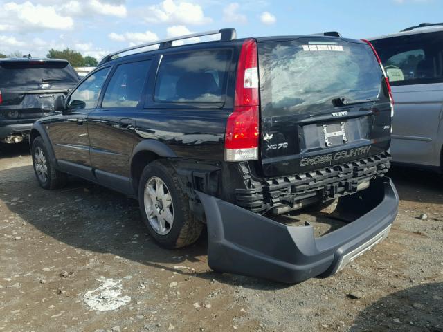 YV1SZ592851186950 - 2005 VOLVO XC70 BLACK photo 3